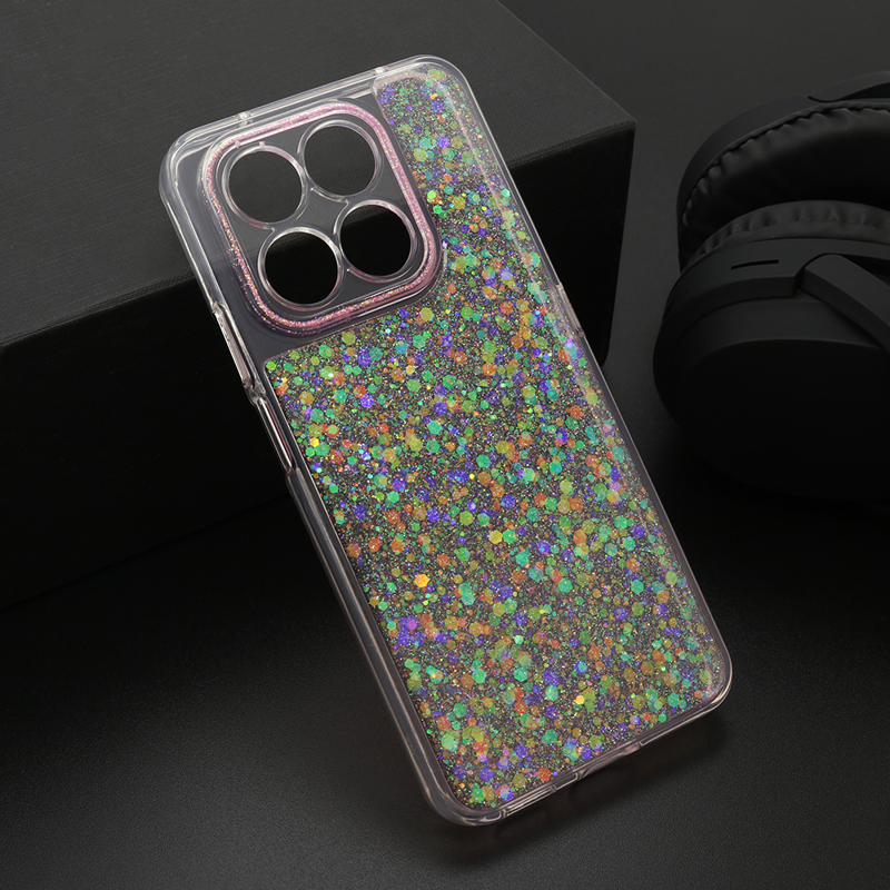 Slika od Futrola CRYSTAL GLOW za Honor X7d/Honor Smart 400 4G roze