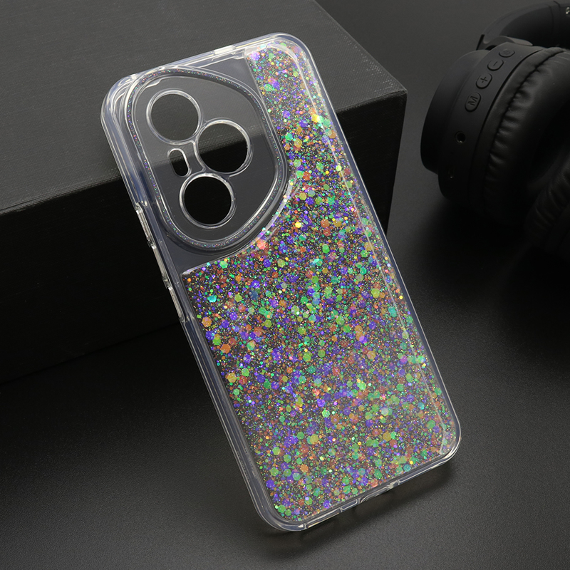 Slika od Futrola CRYSTAL GLOW za Honor 400 Pro srebrna
