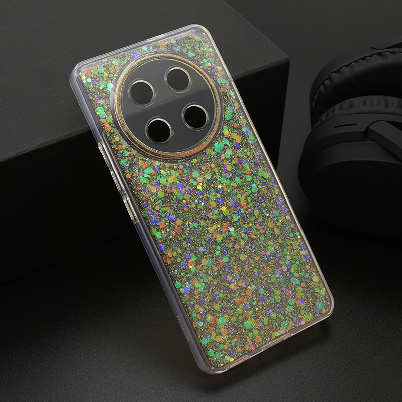 Slika od Futrola CRYSTAL GLOW za Honor X9C/Magic 7 lite narandzasta