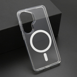 Slika od Futrola COLOR FRAME MagSafe za Samsung S941B Galaxy S26 5G srebrna (providna)