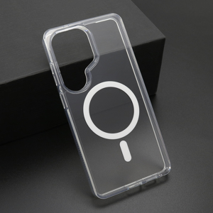 Slika od Futrola COLOR FRAME MagSafe za Samsung S948B Galaxy S26 Ultra 5G srebrna (providna)