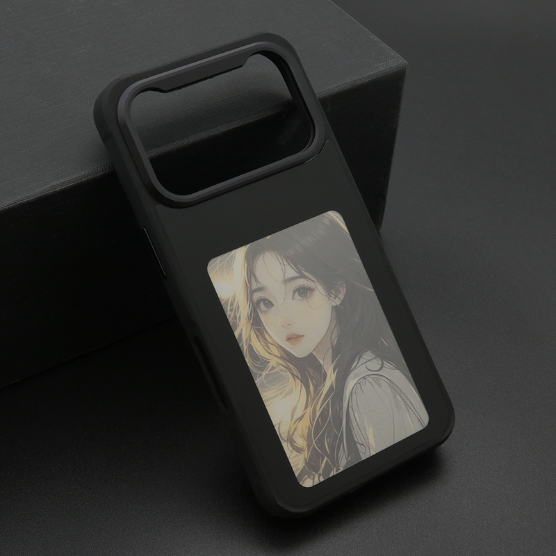 Slika od Futrola SMART COVER Corning Glass za iPhone 17 Pro (6.3) crna