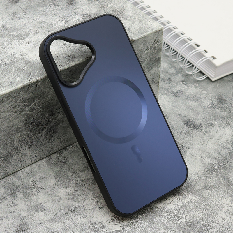 Slika od Futrola COLOR METAL Magsafe za iPhone 17 (6.3) crna (big camera)