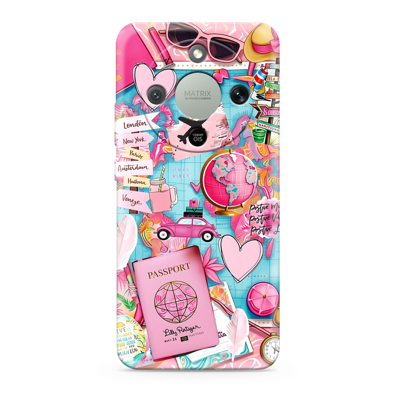 Slika od Futrola ULTRA TANKI PRINT CLEAR za Honor X9D/Magic 8 lite SP029