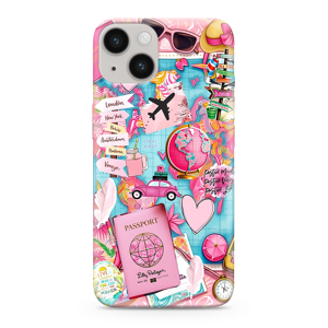 Slika od Futrola ULTRA TANKI PRINT CLEAR za iPhone 15 (6.1) SP029