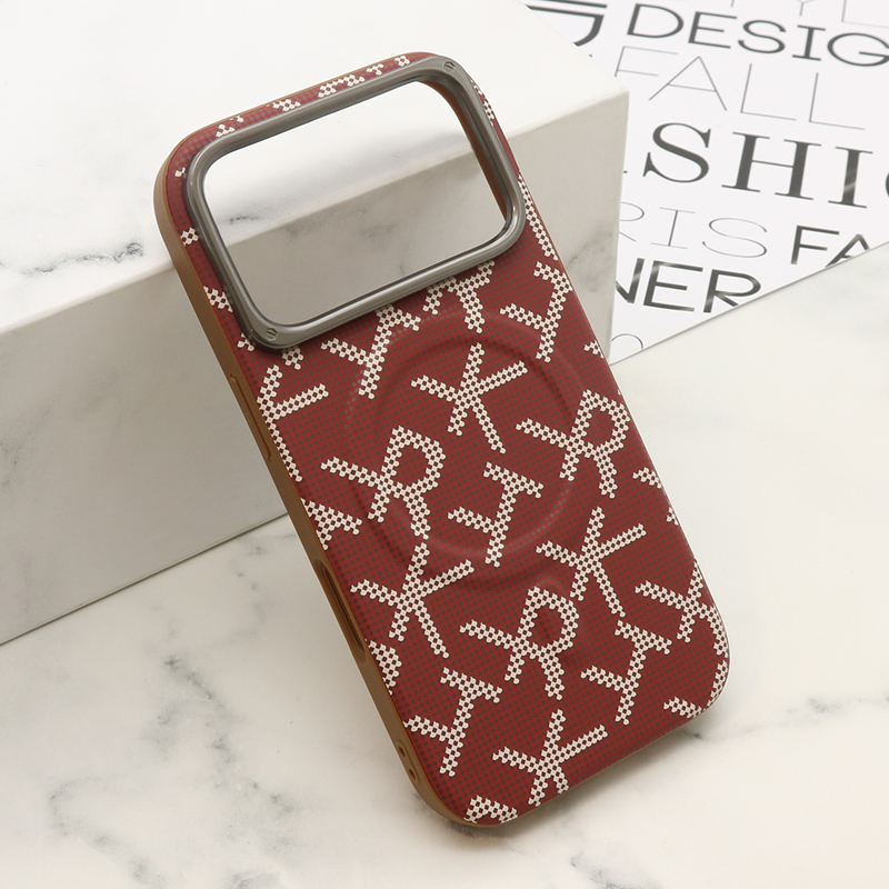 Slika od Futrola MONOGRAM MagSafe za iPhone 17 Pro (6.3) crvena