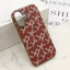 Slika od Futrola MONOGRAM MagSafe za iPhone 16 (6.1) crvena