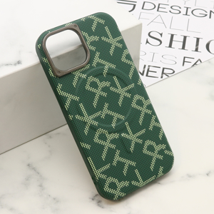 Slika od Futrola MONOGRAM MagSafe za iPhone 15 (6.1) zelena