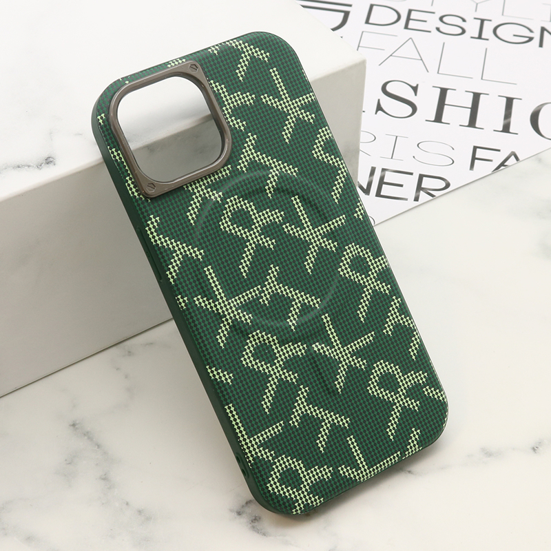 Slika od Futrola MONOGRAM MagSafe za iPhone 15 (6.1) zelena