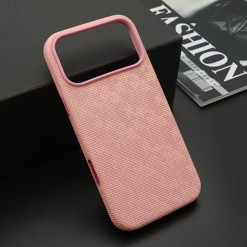 Slika od Futrola WOVEN TOUCH MagSafe za iPhone 17 Pro Max (6.9) roze