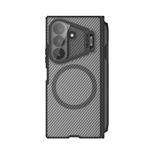 Slika od Futrola Nillkin Cam Shield Prop Magnetic za Samsung F976B Galaxy Z Fold 8 Ultra 5G (with S pen) providno crna