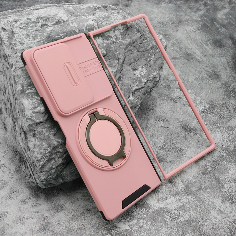 Slika od Futrola DEFENDER CAMSHIELD za Samsung F976B Galaxy Z Fold 8 Ultra 5G roze