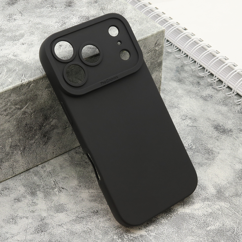 Slika od Futrola Silikon Pro Camera za iPhone 18 Pro (6.3) crna
