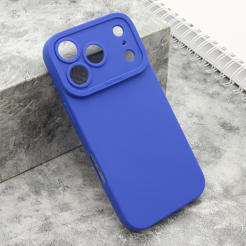 Slika od Futrola Silikon Pro Camera za iPhone 18 Pro (6.3) tamno plava