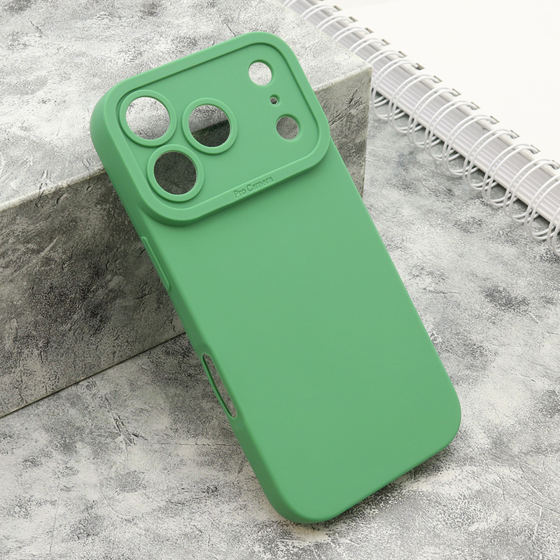Slika od Futrola Silikon Pro Camera za iPhone 18 Pro (6.3) tamno zelena