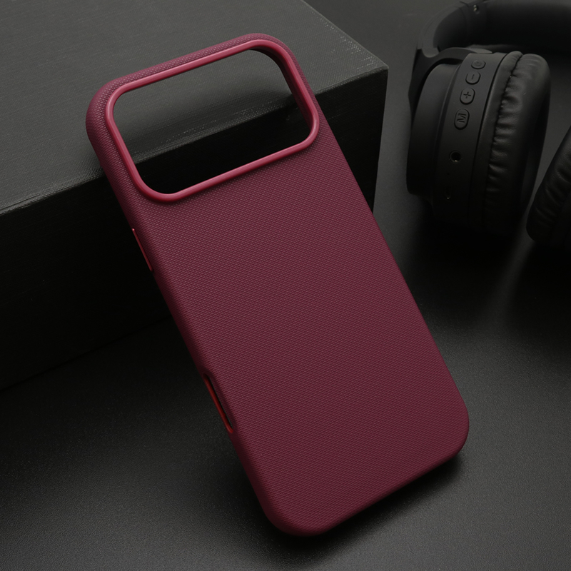Slika od Futrola FROSTED SHIELD MagSafe za iPhone 18 Pro Max (6.9) dark cherry