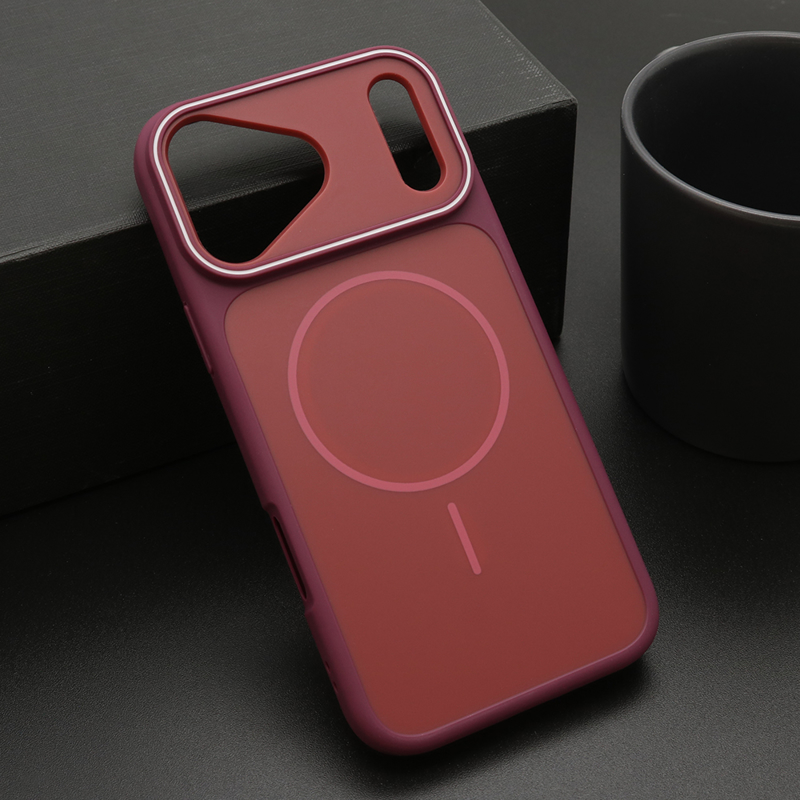 Slika od Futrola CAMERA LOOK MagSafe za iPhone 17 Pro Max (6.9)/iPhone 18 Pro Max (6.9) dark cherry