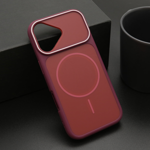 Slika od Futrola CAMERA LOOK MagSafe za iPhone 17 (6.3) dark cherry