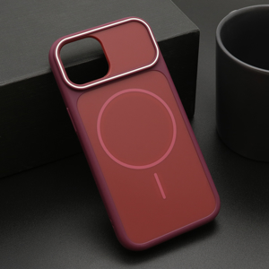 Slika od Futrola CAMERA LOOK MagSafe za iPhone 15 (6.1) dark cherry