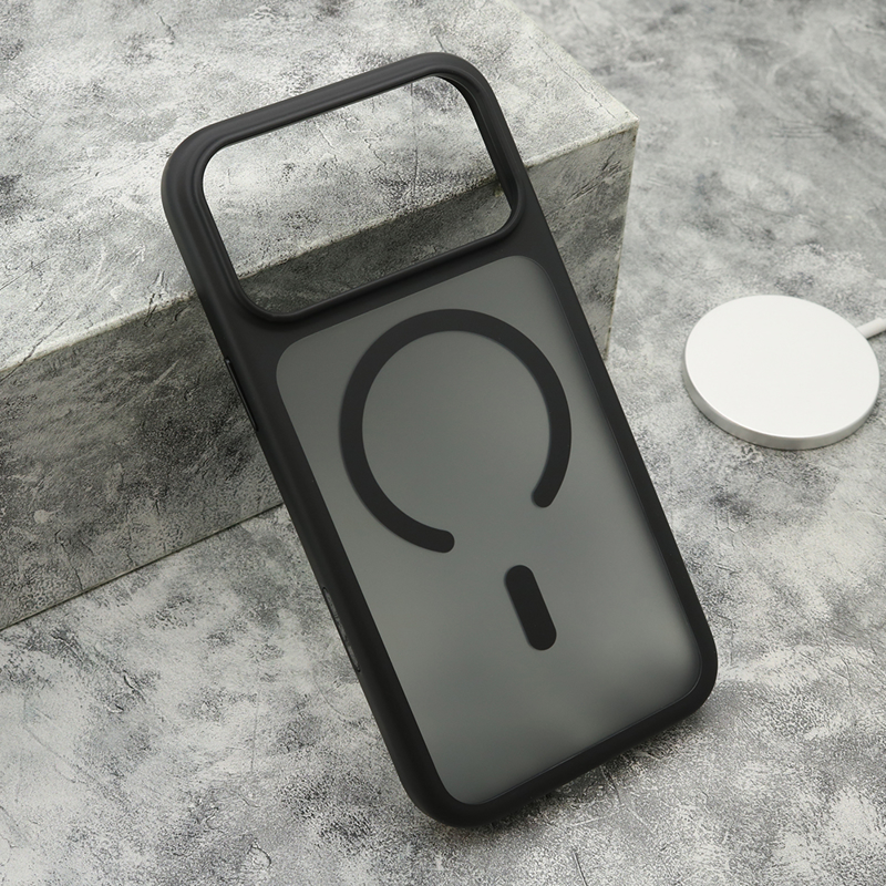 Slika od Futrola SHADOW MagSafe za Iphone 18 Pro Max (6.9) crna (big camera)