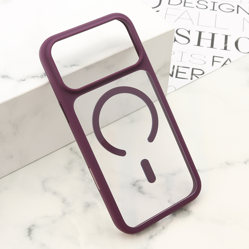 Slika od Futrola FRAME PROTECT MagSafe za Iphone 18 Pro Max (6.9) ljubicasta