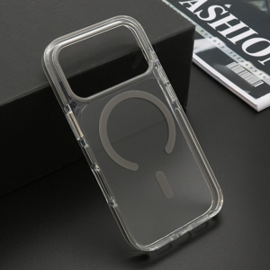 Slika od Futrola COLOR CLEAR MagSafe za Iphone 18 Pro (6.3) siva