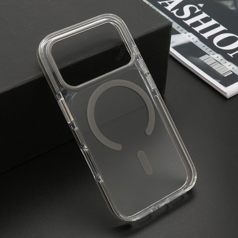 Slika od Futrola COLOR CLEAR MagSafe za Iphone 18 Pro (6.3) siva