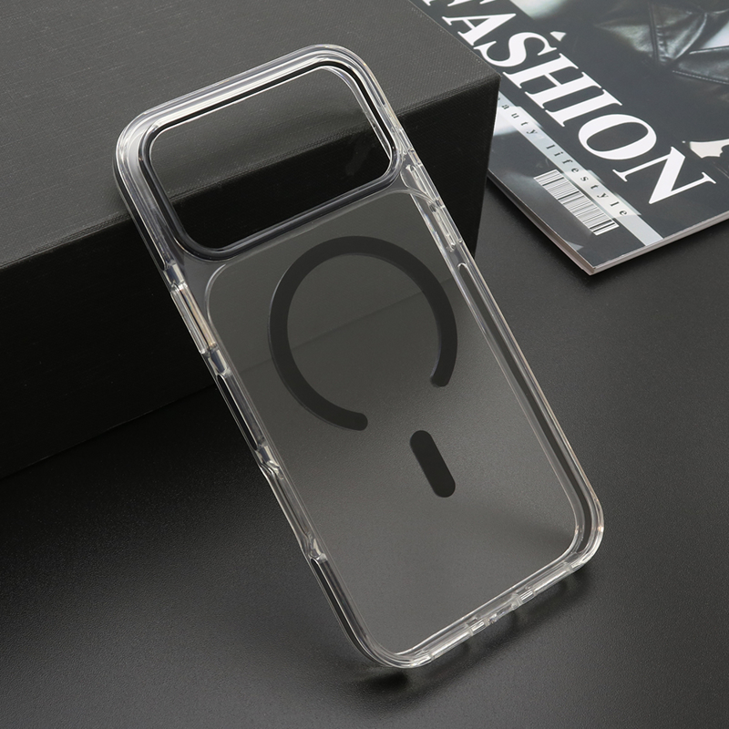 Slika od Futrola COLOR CLEAR MagSafe za Iphone 18 Pro Max (6.9) crna