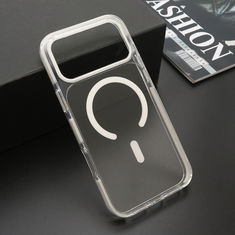 Slika od Futrola COLOR CLEAR MagSafe za Iphone 18 Pro Max (6.9) bela