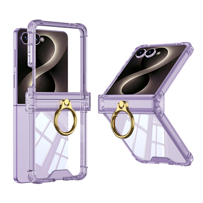 Slika od Futrola RING LINES II za Samsung F776B Galaxy Z Flip 8 5G ljubicasta (GKK case)
