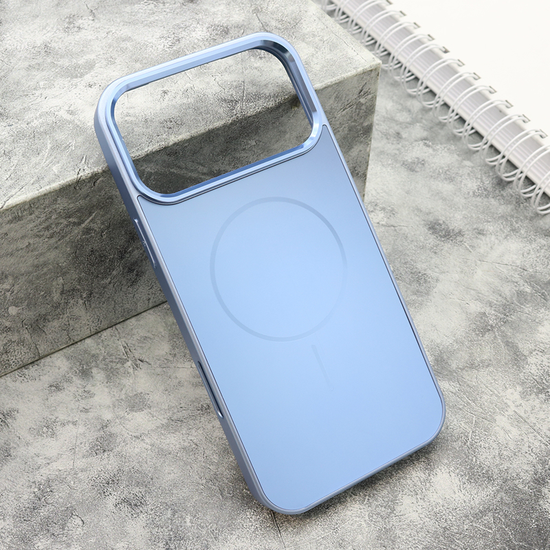 Slika od Futrola COLOR METAL MagSafe za iPhone 18 Pro Max (6.9) svetlo plava