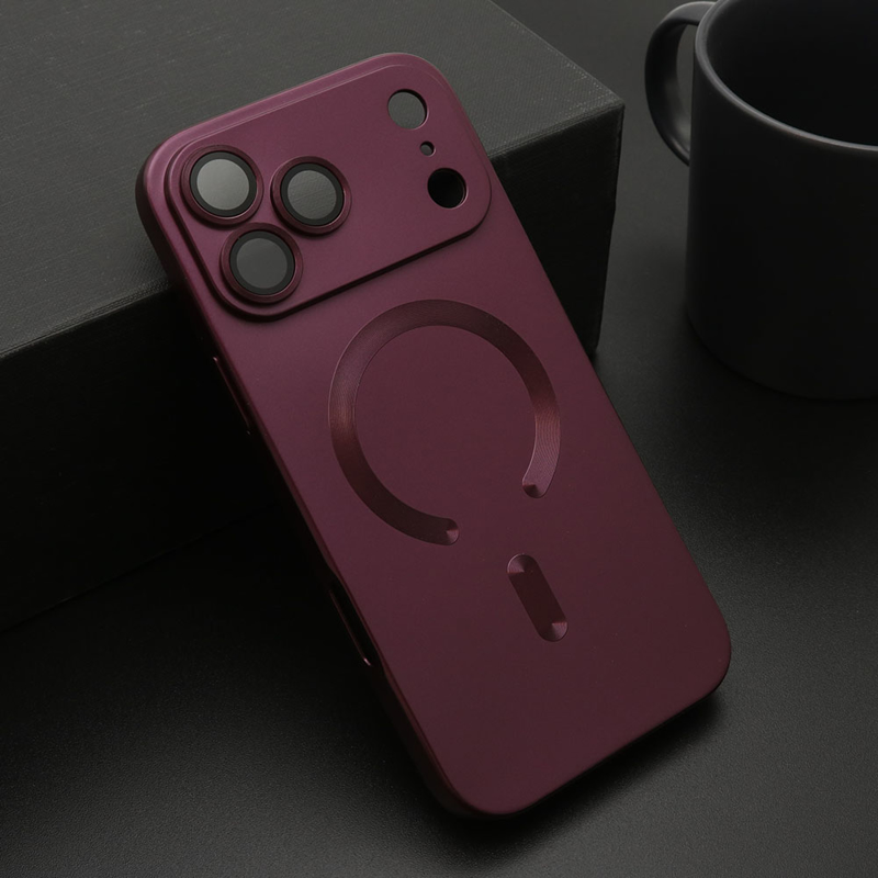Slika od Futrola ELEGANT MAGSAFE za iPhone 17 Pro Max (6.9)/iPhone 18 Pro Max (6.9) cherry red