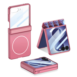 Slika od Futrola SMOOTH MagSafe za Samsung F776B Galaxy Z Flip 8 5G koralno crvena (GKK case)