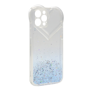 Slika od Futrola Sparkly Heart za iPhone 12 Pro (6.1) plava