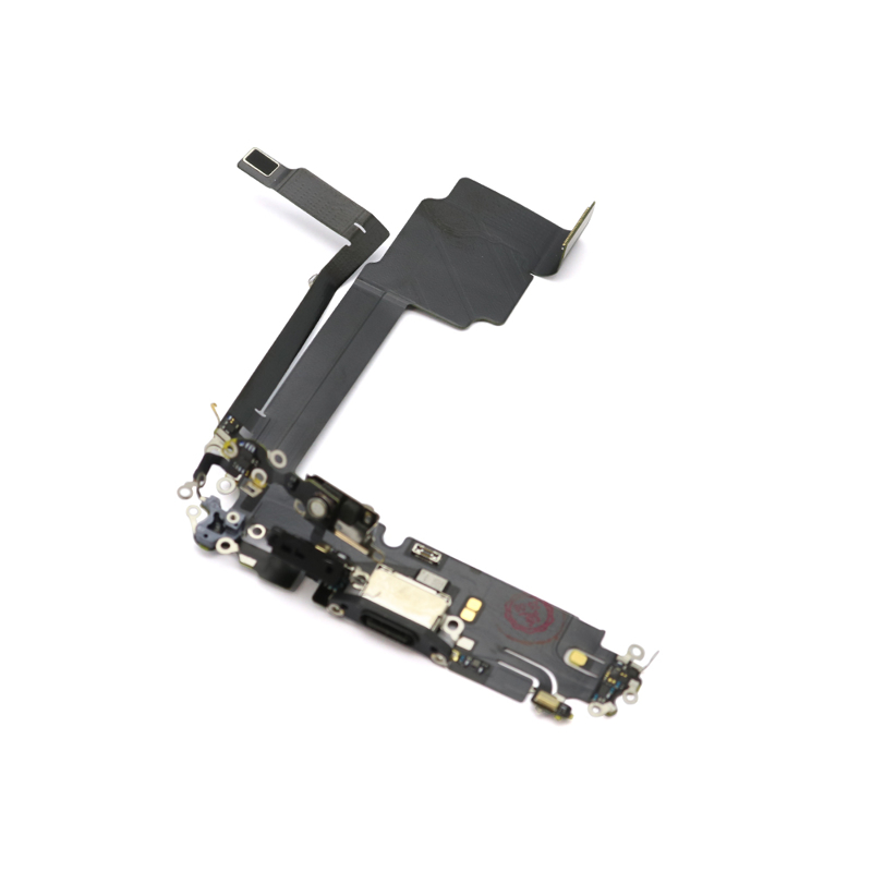 Slika od Flet kabal za Iphone 15 Pro Max (6.7) + konektor punjenja black