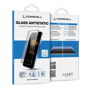 Slika od Folija za zastitu ekrana GLASS ANTISTATIC za iPhone 15 Pro Max (6.7) crna