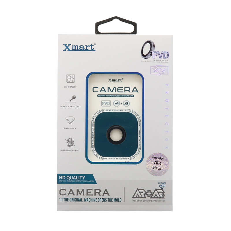 Slika od Folija za zastitu kamere X-MART PVD camera film za iPhone AIR (6.6) crna