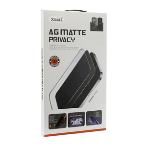 Slika od Folija za zastitu ekrana GLASS X mart AG MATTE PRIVACY za iPhone 18 Pro (6.3)