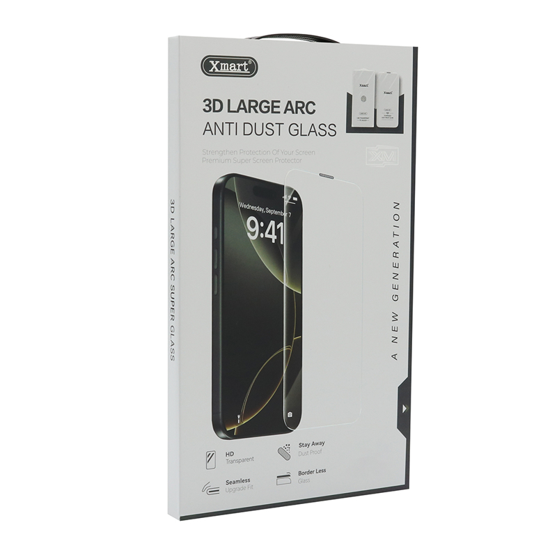 Slika od Folija za zastitu ekrana GLASS X mart ARC CLEAR za iPhone 18 Pro (6.3)