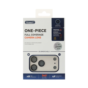 Slika od Folija za zastitu kamere X-MART Full Coverage za iPhone 18 Pro Max (6.9) srebrna