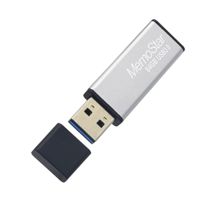 Slika od USB Flash memorija MemoStar 64GB SLIM 3.0 srebrna