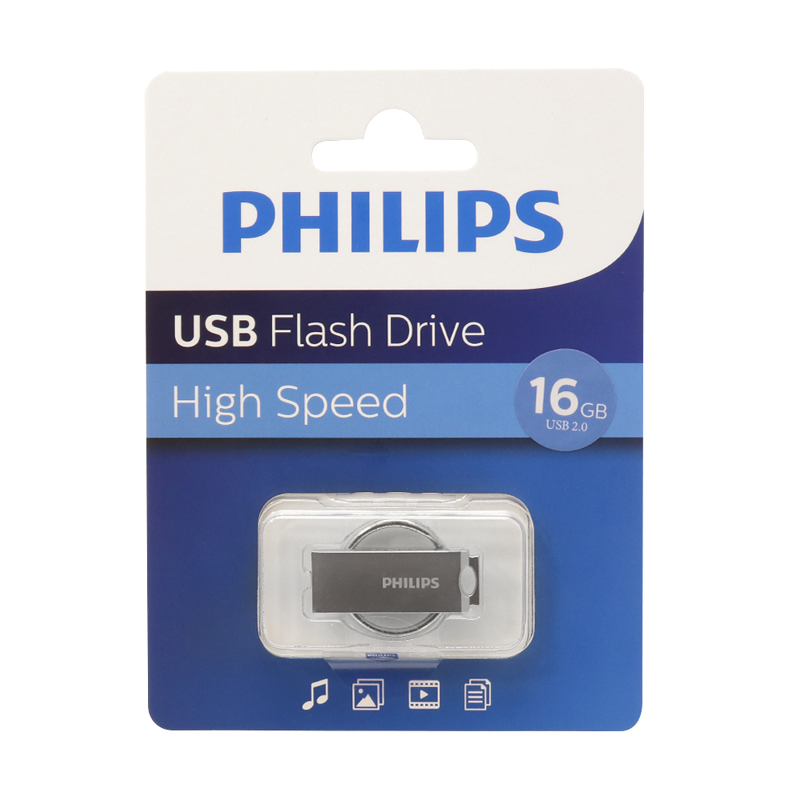 Slika od USB flash memorija Philips 21UA016 2.0 single port 16GB crna (FM21UA016A/93-B)