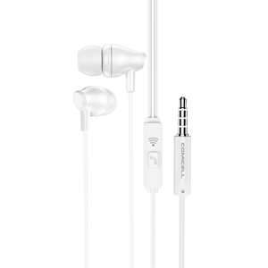 Slika od Handsfree slusalice Comicell Superior CO-BM61 univerzalne 3.5 mm bele