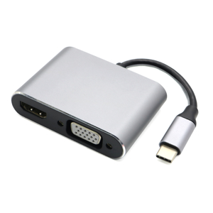 Slika od Hub Type-C to HDMI+VGA+Type C+USB3.0 (4 u 1)