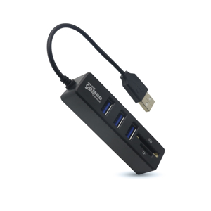 Slika od Hub USB3.1 4 porta 3x USB 3.0 + SD/TF reader