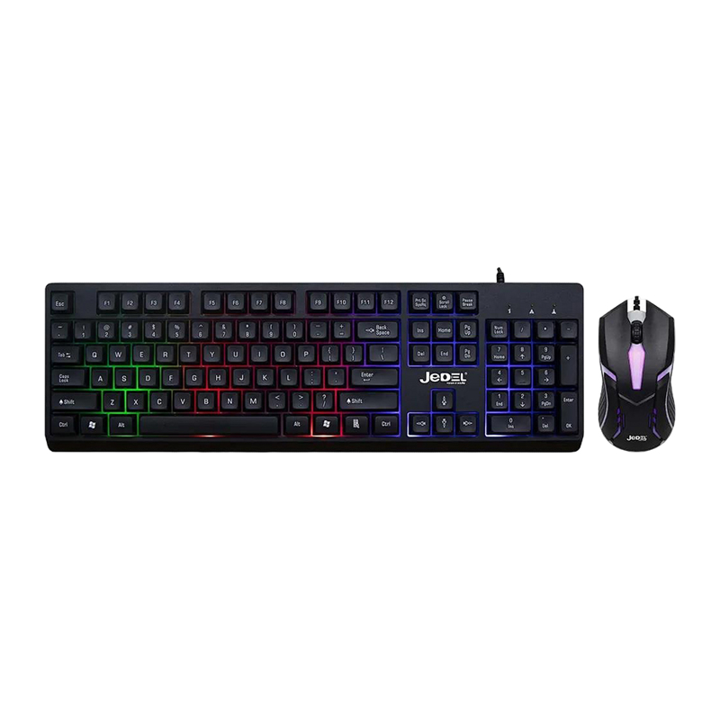 Slika od Tastatura zicna I mis zicni GAMING COMBO crna JEDEL