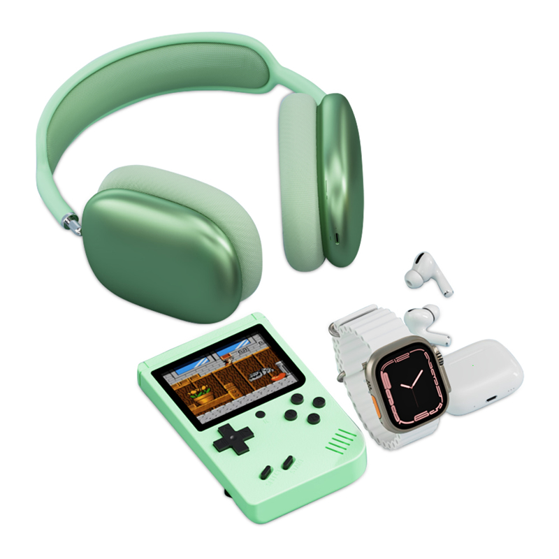 Slika od KARLER BASS K13-Combo set (smart watch, konzola, TWS / AirPods Max Bluetooth slusalice ) zelena