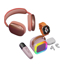 Slika od KARLER BASS K16-Combo set (smart watch, zvucnik, Slusalice Bluetooth) pink