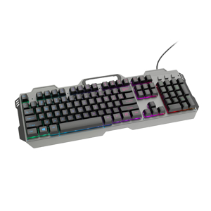 Slika od Tastatura gejmerska zicna RGB MOXOM MX-KB10 RGB titanium siva