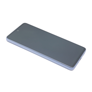 Slika od LCD za Samsung A536 Galaxy A53 5G + touchscreen + frame blue Full ORG EU (GH82-28024C/28025C)